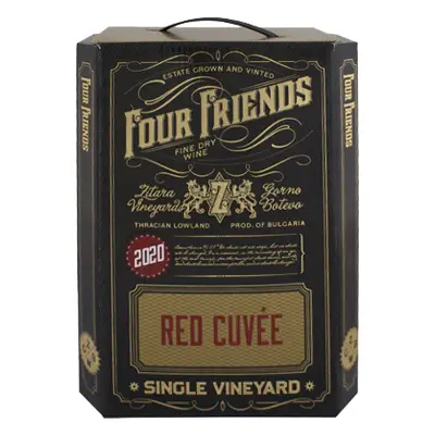 Vinařství Four Friends Two Owls BiB Red Cuvée 2021 3l