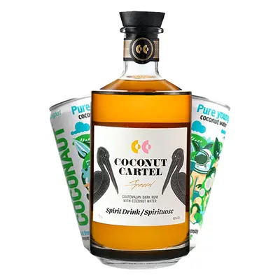 Coconut Cartel Set rum Coconut Cartel + 2x Coconaut water