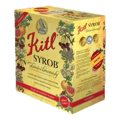 Kitl Kitl Syrob Jablko se skořicí Bag in Box 5l