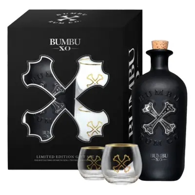 Bumbu Rum Bumbu XO 0,7l 40% + 2 skleničky