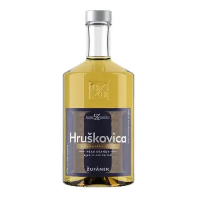 Žufánek Hruškovice Žufánek Hruškovica z dubového sudu 0,5l 40%