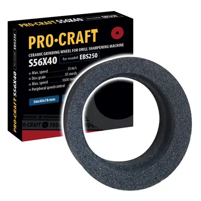 Procraft S56X40 brusný kotouč pro brusku na vrtáky EBS250