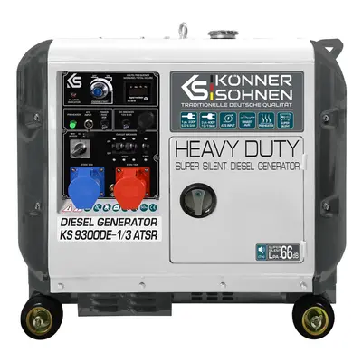 Könner & Söhnen Naftová elektrocentrála KS 9300 DE-1/3 ATSR SUPER S (EURO V)