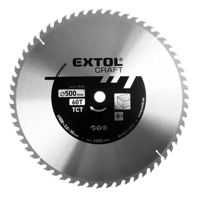 Extol Craft 19125 kotouč pilový s SK plátky 500x3,0x30 mm