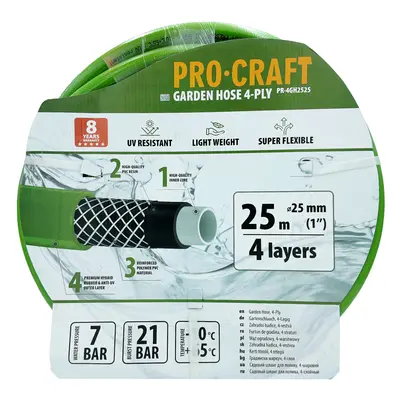 Procraft PR-4GH2525 zahradní hadicí PR-4GH2525