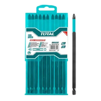 Total TACIM16T25103 nárazové šroubovací bity, 250mm, S2, sada 10ks, industrial