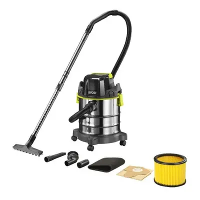 Ryobi R18WDV-0 aku 18V vysavač na mokré a suché vysávání ONE+ (bez baterie a nabíječky)