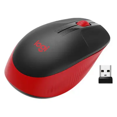 Wireless Mouse M190, Red LOGITECH