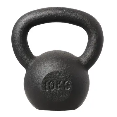 Litinový kettlebell HMS KZG10 10 kg, černý