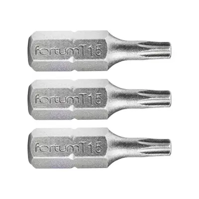 Fortum 4741415 hrot TORX, sada 3ks, T 15x25mm, S2