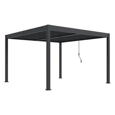 Rojaplast bioklimatická pergola INTRO DUO 4x4 m, hliník - volně stojící