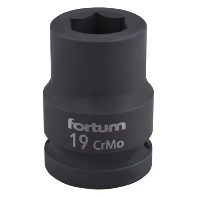 Fortum 4703019 hlavice nástrčná rázová 3/4", 19mm, L 52mm