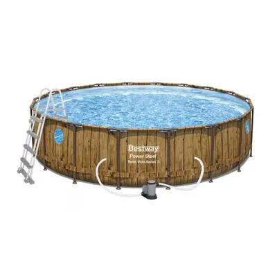 Bestway Bazén Power Steel Wood Swim Vista 5,49 x 1,22 m - 56977