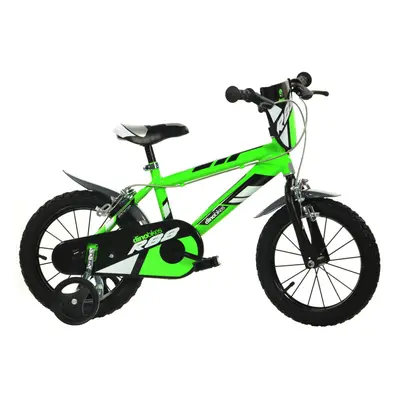 KUBIsport 05-CSK5143K-ZE Dino bikes 414U zelená 14" 2023 dětské kolo