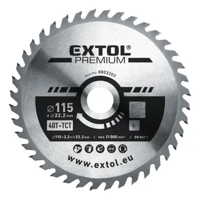 Extol Premium 8803203 kotouč pilový s SK plátky 115x1,3x22,2 mm