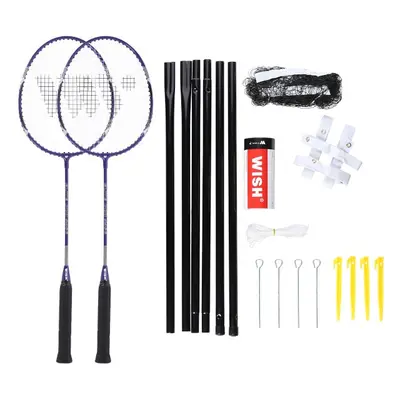 Sada raket na badminton WISH Alumtec 4466, fialová