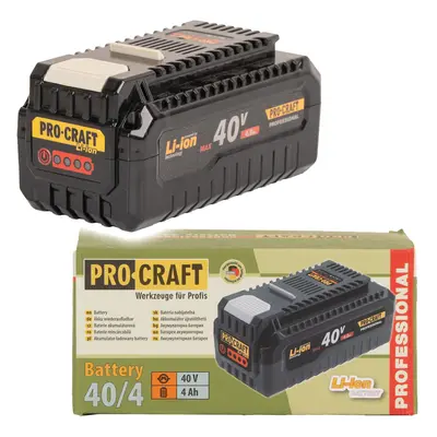 Procraft 40/4 baterie akumulátorová, 40V Li-ion, pro PKA40Li