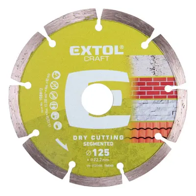 Extol Craft 108812 diamantový kotouč řezný segmentový 125x22,2 mm