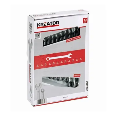 Kreator KRT500009 - Sada klíčů očko/otevřený 8-22 mm, 12ks