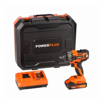 PowerPlus POWDP20160 - Aku rázový utahovák 1/2" 20V SET