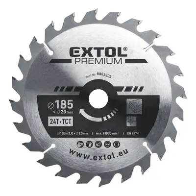 Extol Premium 8803225 kotouč pilový s SK plátky 185x2,2x20 mm, 24T