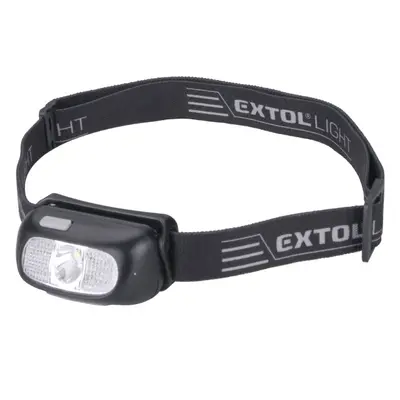 Extol Light 43181 čelovka 130lm CREE XPG, nabíjecí, USB, dosvit 40m, 5W CREE XPG LED