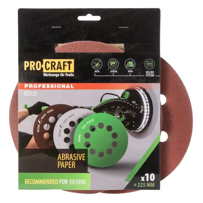 Procraft KD225.80 brusný papír 10 ks