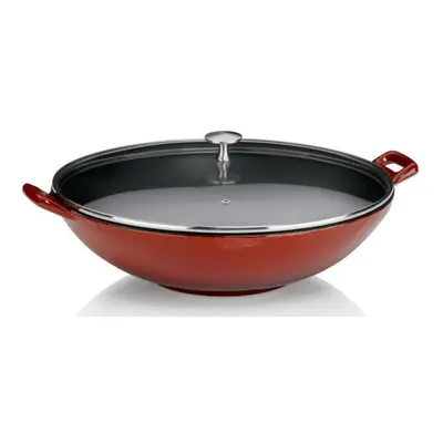 KELA Wok s poklicí litinový CALIDO 36 cm KL-11947