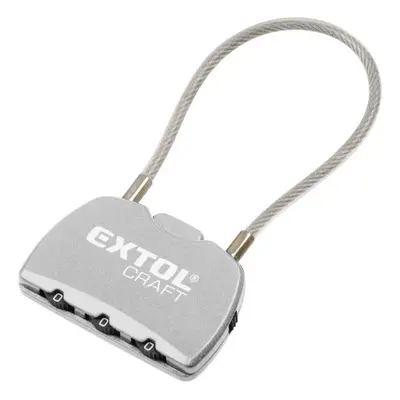 Extol Craft 78115 zámek kombinační s trojmíst. kódem, délka lanka 150mm