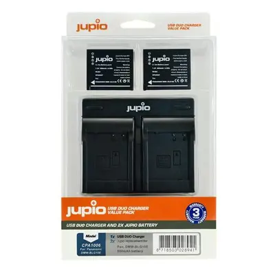 Set Jupio 2x DMW-BLG10 + USB duální nabíječka