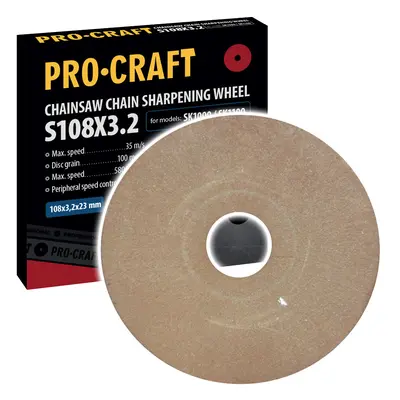 Procraft S108X3.2 brusný kotouč pro ostřičku řetězových pil SK1100