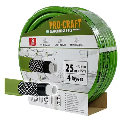 Procraft PR-4GH1325 zahradní hadice 4 vrstvy, 1/2" 25 m