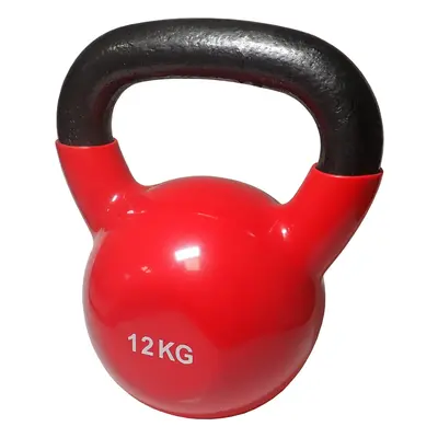 KUBIsport 05-CWKBV12K Kettlebell 12 kg litina s vinylovým potahem