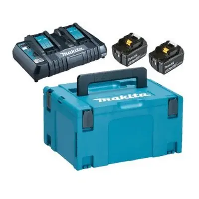 Makita 197629-2 sada 2xBL1850B + nabíječka DC18RD + systainer