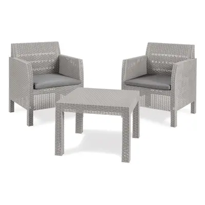 Toomax MATILDE 2 SEATER zahradní plastový set - šedá