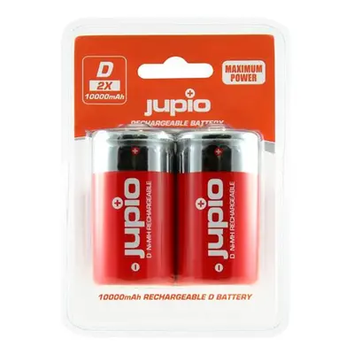 Baterie Jupio D 10000mAh (velké monočlánky) 2ks, dobíjecí