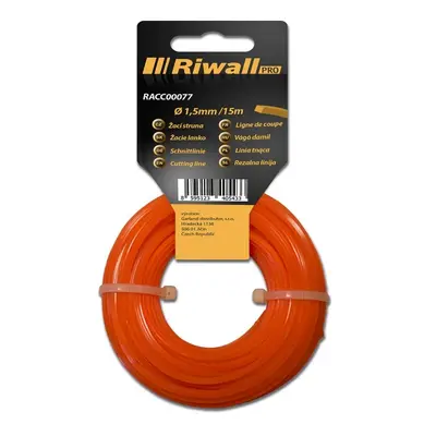 Riwall PRO Žací struna pr. 1,5mm, délka 15m, čtvercový průřez