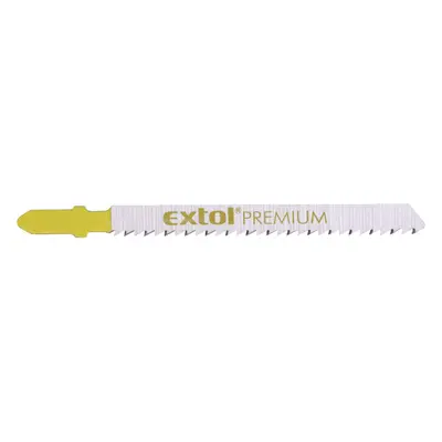 Extol Premium 8805001 plátky do přímočaré pily 5ks, 75x2,5mm, HCS