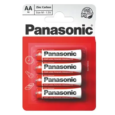 R6 4BP AA Red zn PANASONIC