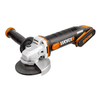 WORX WX800 - Aku úhlová bruska 20V, 115mm, 2*2,0Ah - Powershare