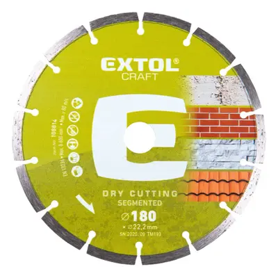 Extol Craft 108814 diamantový kotouč řezný segmentový 180x22,2 mm