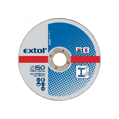 Extol Craft 108030 kotouče řezné na kov 150x2,5x22,2 mm, 5ks