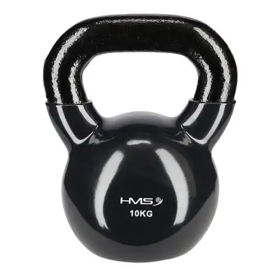 Kettlebell pokrytý vinylem HMS KNV10 10 kg, černý