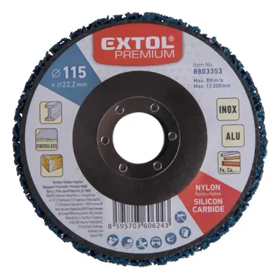 Extol Premium 8803353 kotouč brusný nylonový, O115x14mm, nylon/abrazivo SiC