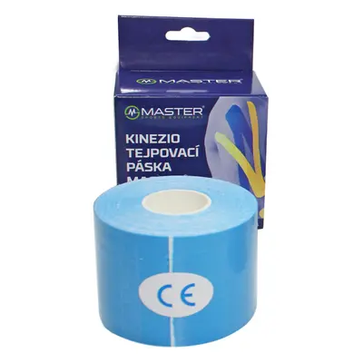 Kinezio tejpovací páska MASTER 5 cm x 5 m - modrá