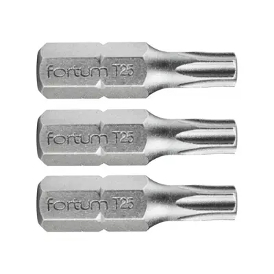 Fortum 4741425 hrot TORX, sada 3ks, T 25x25mm, S2