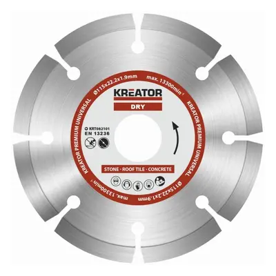 Kreator KRT082101 - Diamantový kotouč segmentový 115mm PREMIUM