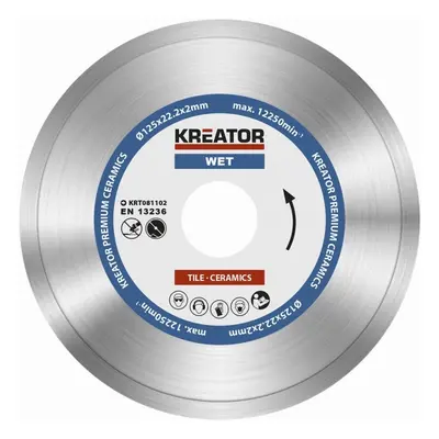 Kreator KRT081102 - Diamantový kotouč celoobvodový 125mm PREMIUM