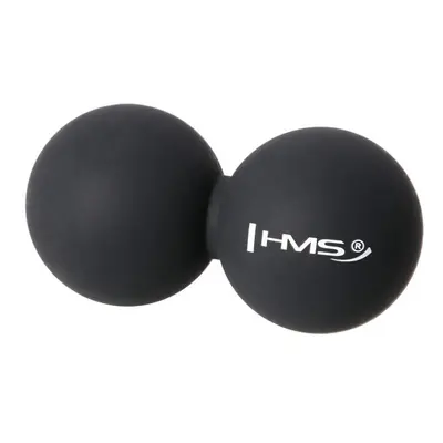 Dvojitý masážní míč HMS BLC02 černý - Lacrosse Ball