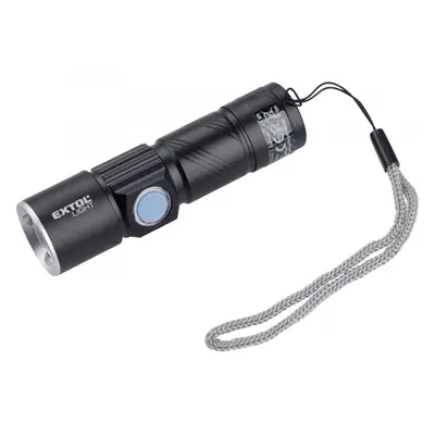 Extol Light 43135 svítilna 150lm, nabíjecí, USB, zoom, XPE 3W LED